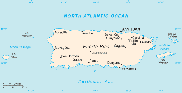fare surf in Porto Rico