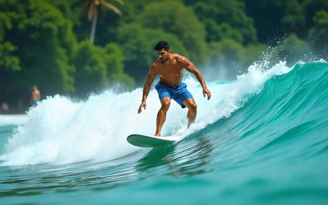 Surfing in Indonesia