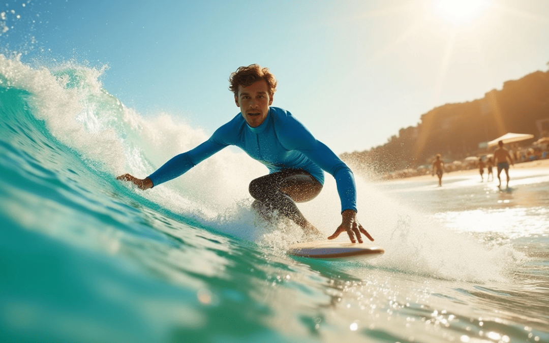 Surfing in Sicily